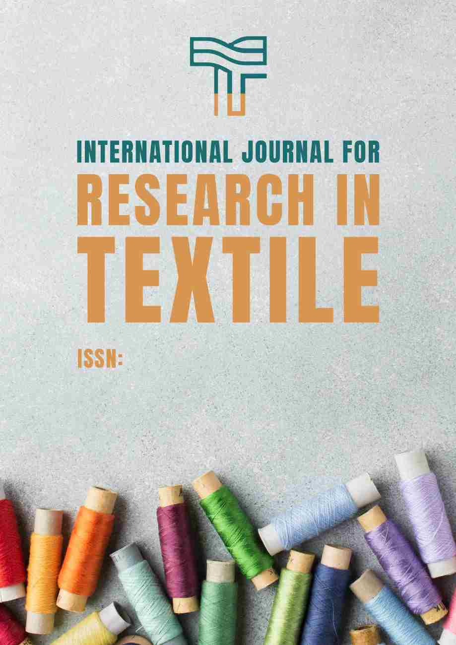International Journal for research in Textile Volume 8 Issue 2 Cover